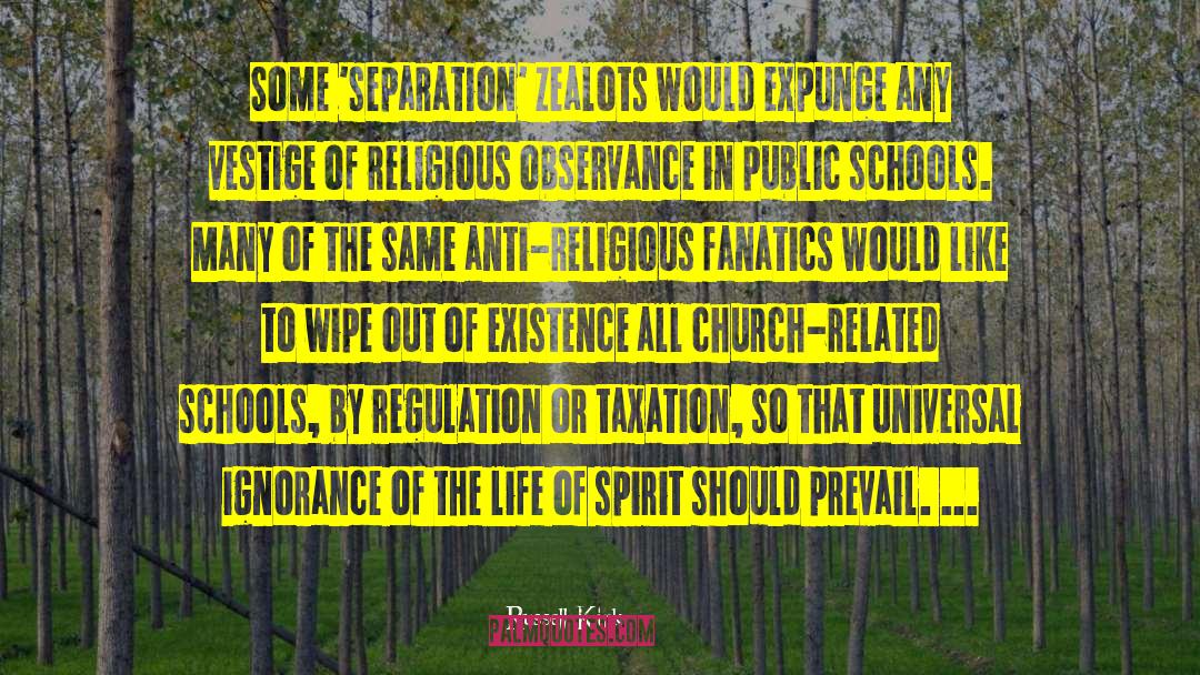 Anti Religious quotes by Russell Kirk