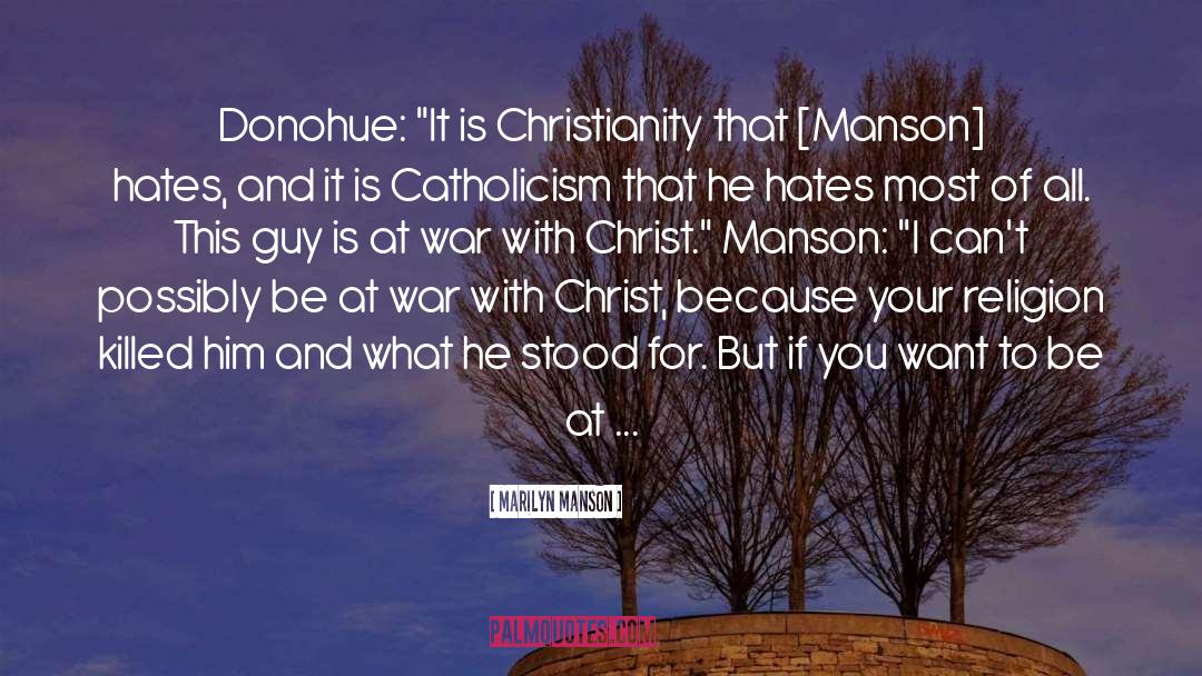 Anti Religious quotes by Marilyn Manson