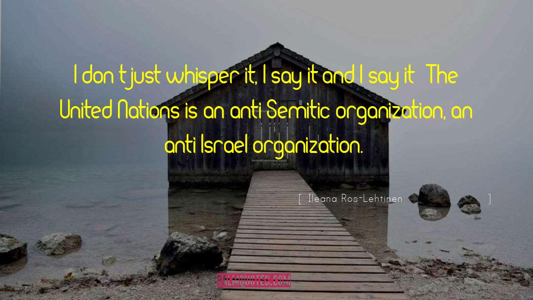Anti Semitic quotes by Ileana Ros-Lehtinen