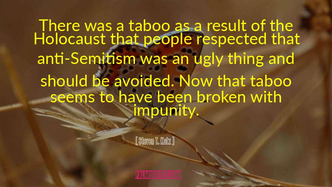 Anti Semitism quotes by Steven T. Katz