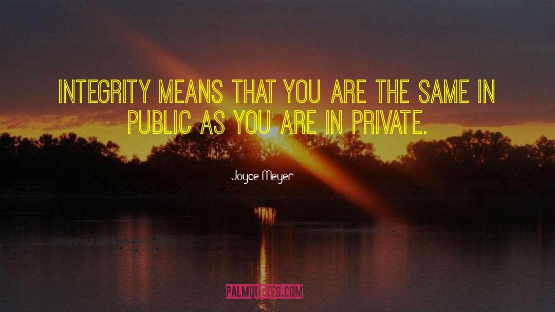 Anti Snob Honesty quotes by Joyce Meyer