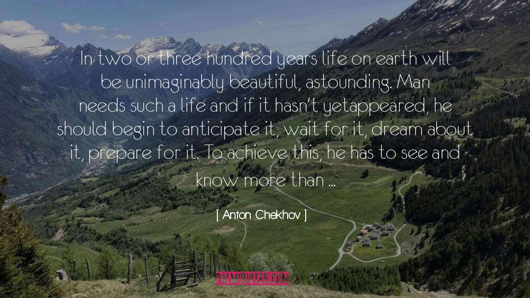 Anticipate quotes by Anton Chekhov