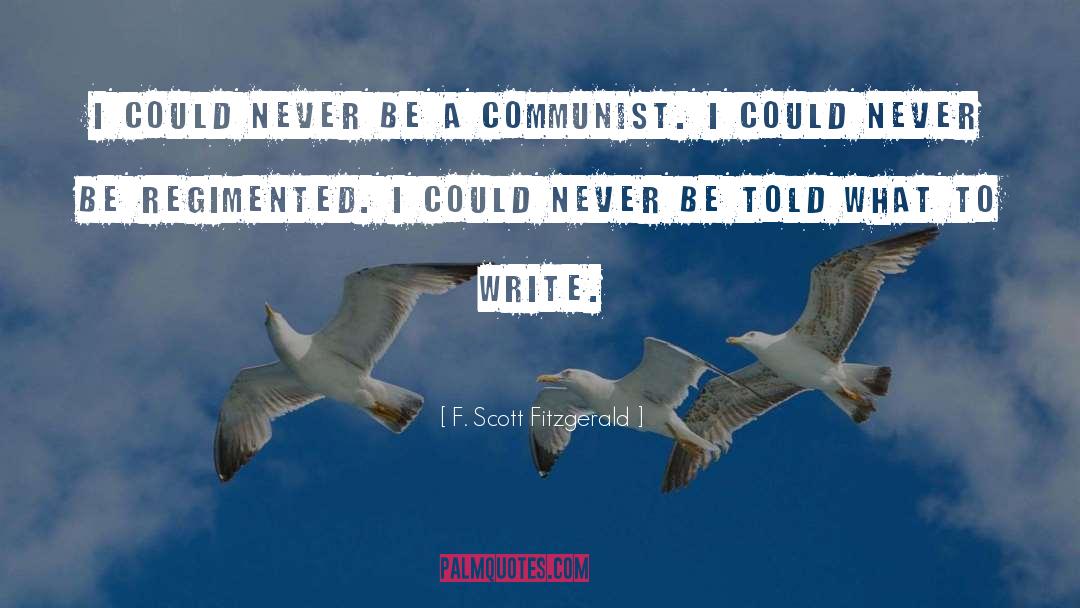 Anticommunism quotes by F. Scott Fitzgerald