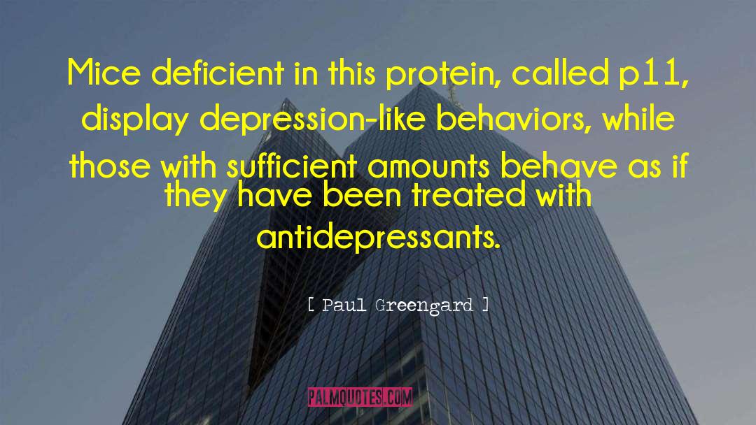 Antidepressants quotes by Paul Greengard
