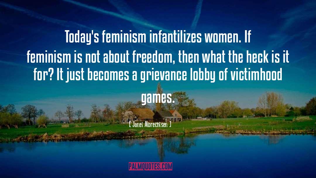 Antifeminist quotes by Janet Albrechtsen