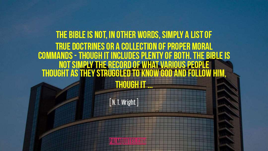 Antinomies In The Bible List quotes by N. T. Wright