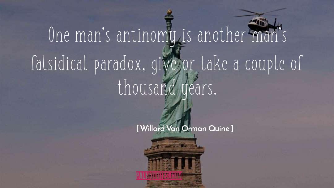Antinomy quotes by Willard Van Orman Quine