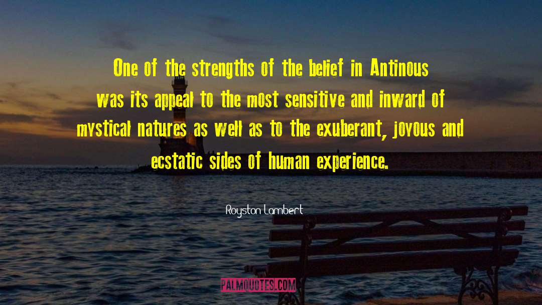 Antinous quotes by Royston Lambert