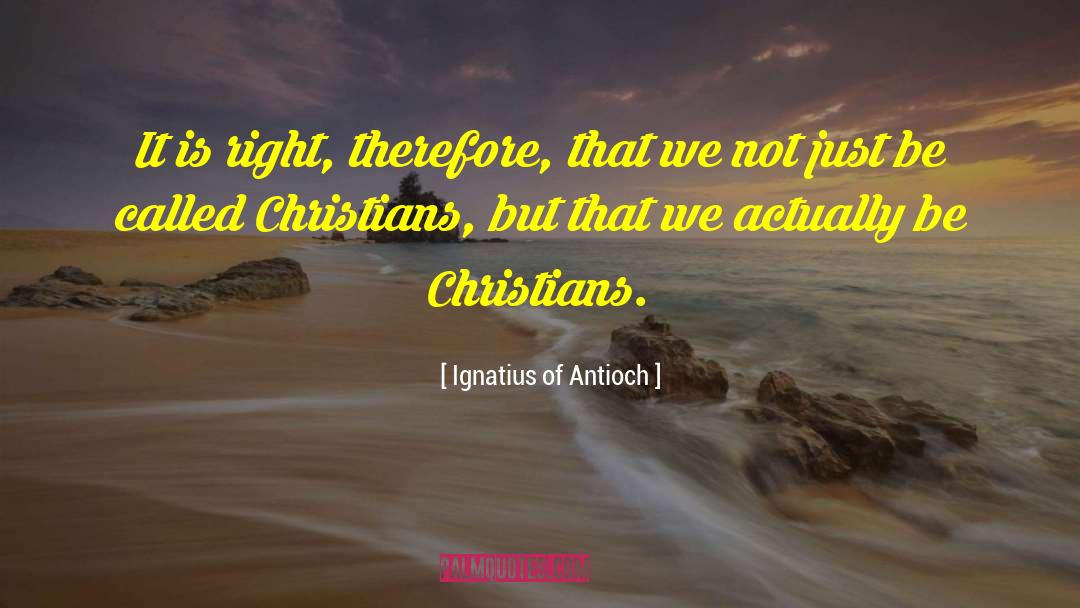 Antioch quotes by Ignatius Of Antioch