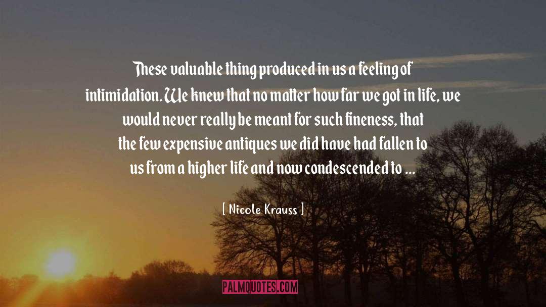Antiques quotes by Nicole Krauss