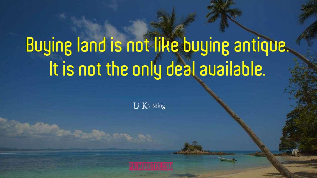 Antiques quotes by Li Ka-shing