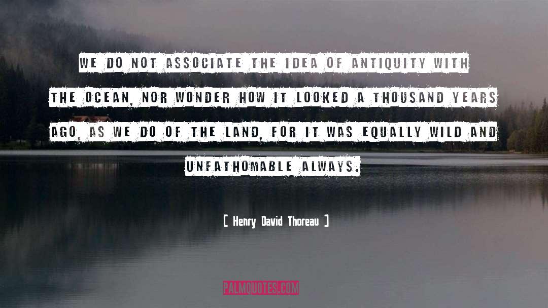 Antiquity quotes by Henry David Thoreau