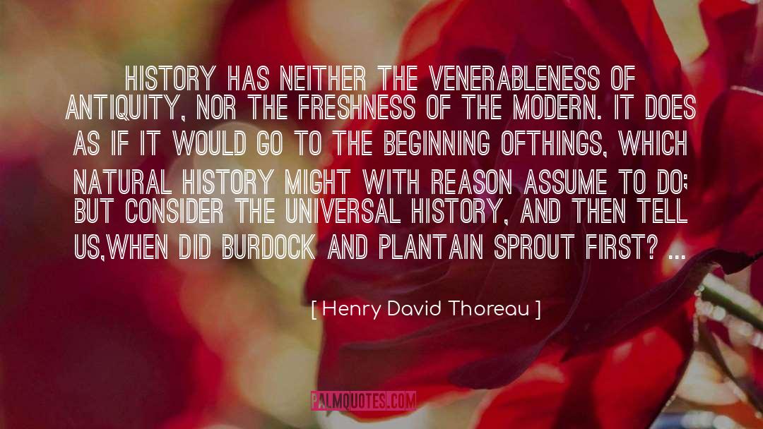 Antiquity quotes by Henry David Thoreau