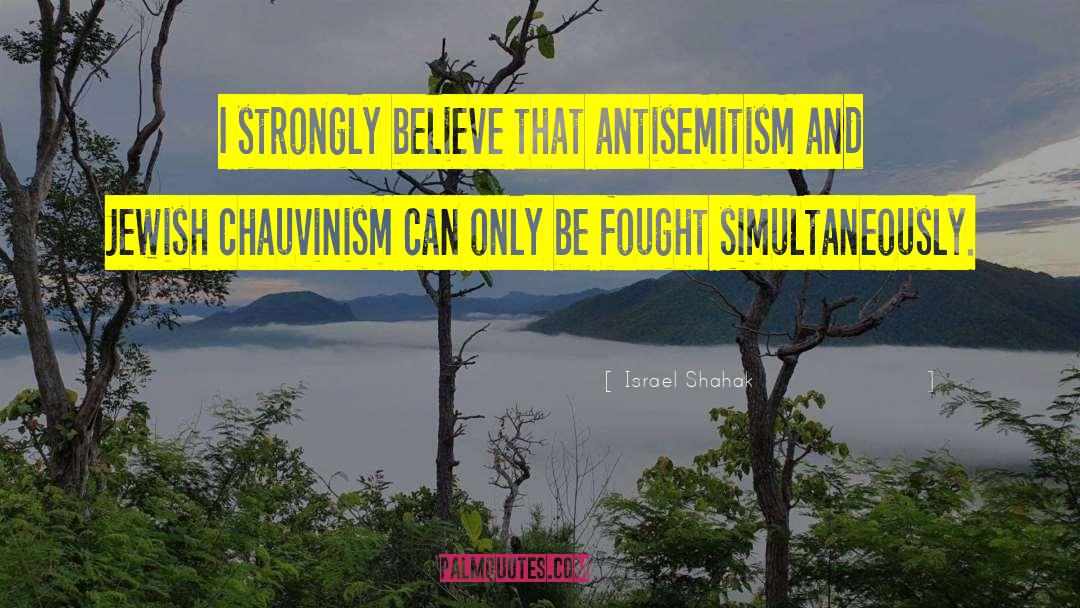 Antisemitism quotes by Israel Shahak