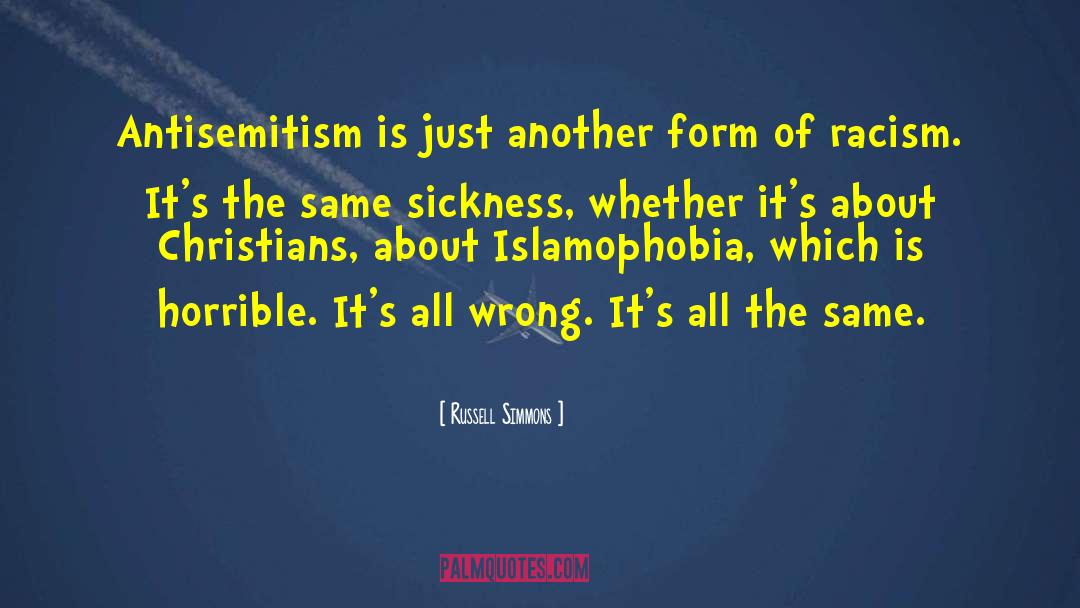 Antisemitism quotes by Russell Simmons