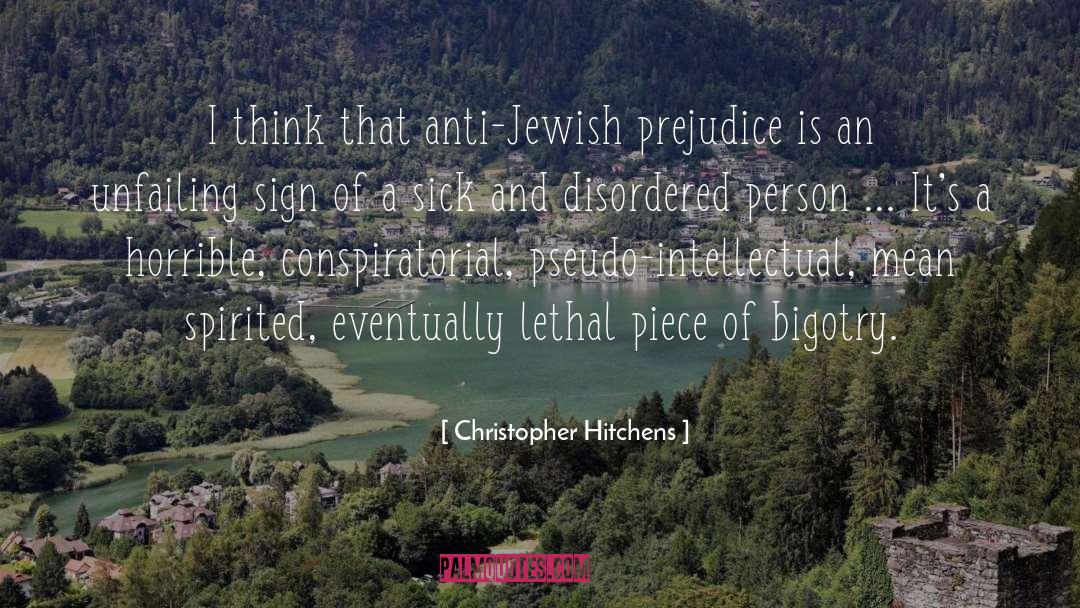 Antisemitism quotes by Christopher Hitchens