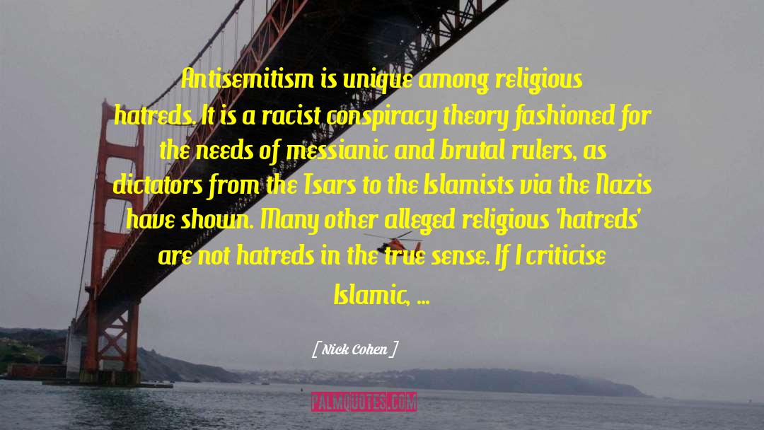 Antisemitism quotes by Nick Cohen