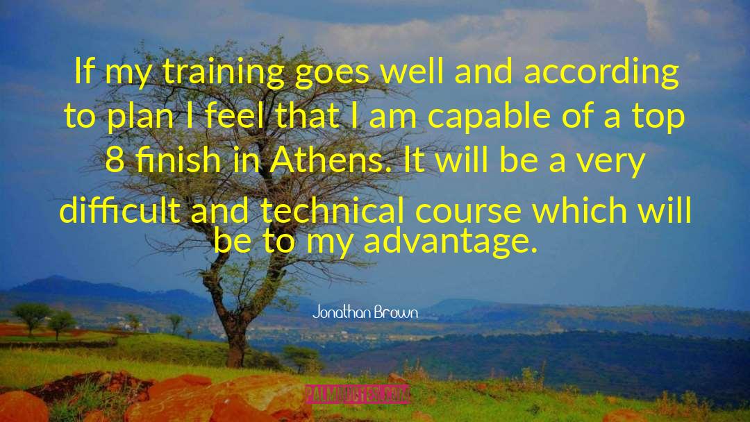 Antiterrorist Training quotes by Jonathan Brown