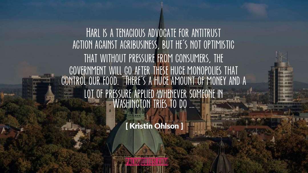 Antitrust quotes by Kristin Ohlson