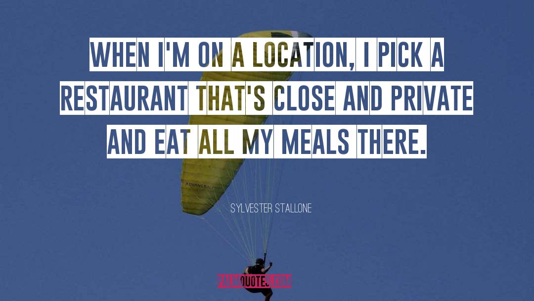 Antojo Restaurant quotes by Sylvester Stallone