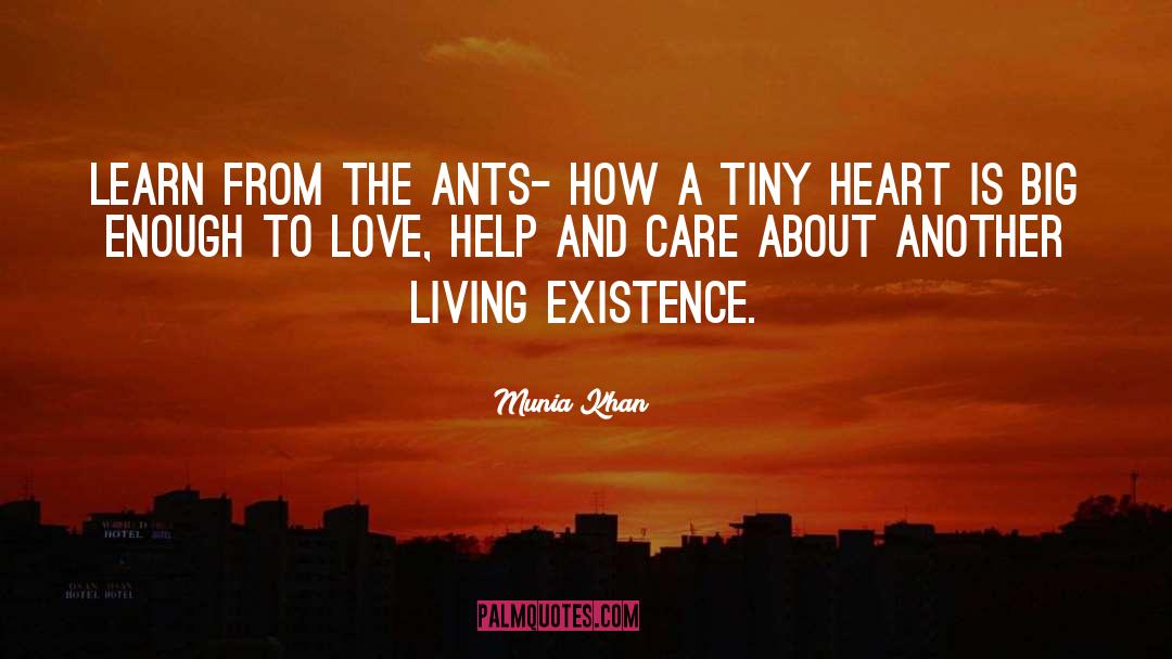 Ants quotes by Munia Khan