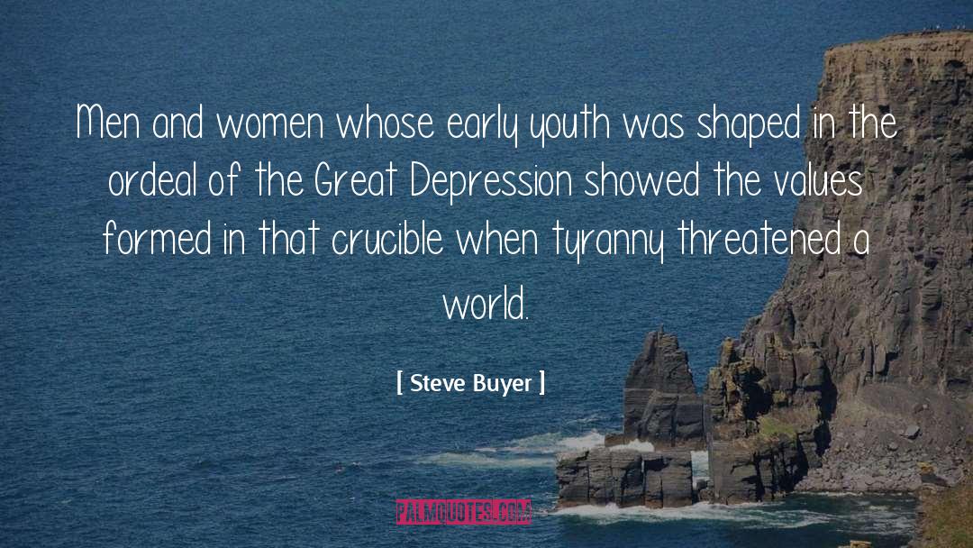 Anxiety And Depression quotes by Steve Buyer