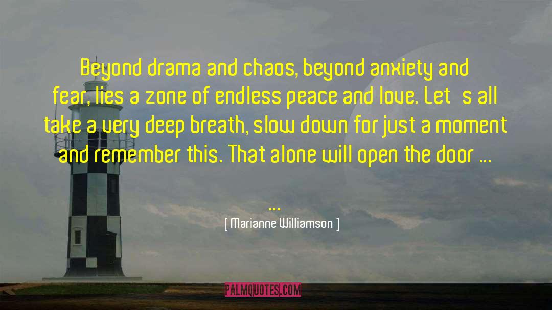 Anxiety And Fear quotes by Marianne Williamson