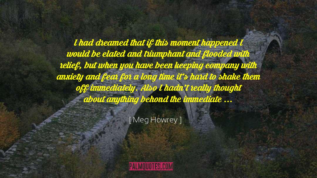 Anxiety And Fear quotes by Meg Howrey