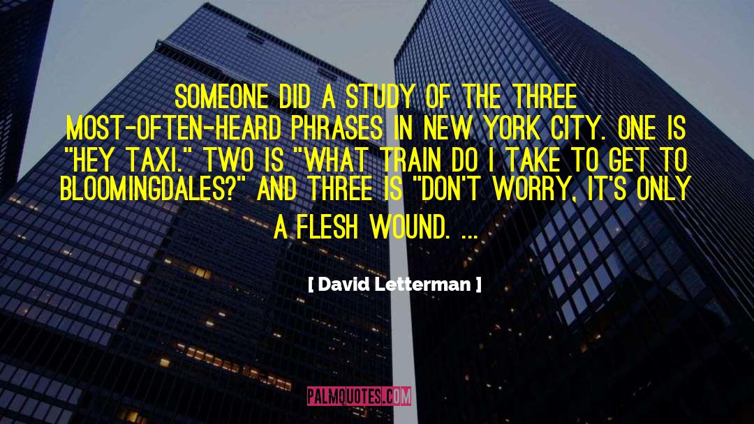 Anxiety And Worry quotes by David Letterman