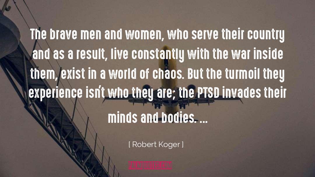 Anxiety Depression Ptsd quotes by Robert Koger
