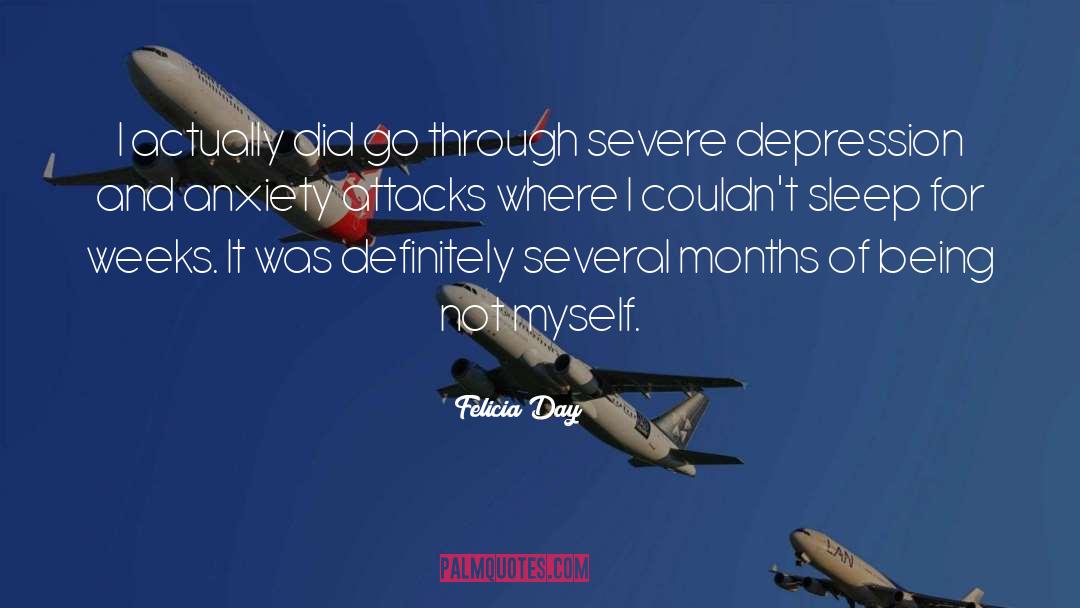 Anxiety Depression Ptsd quotes by Felicia Day