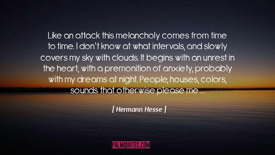 Anxiety Depression quotes by Hermann Hesse