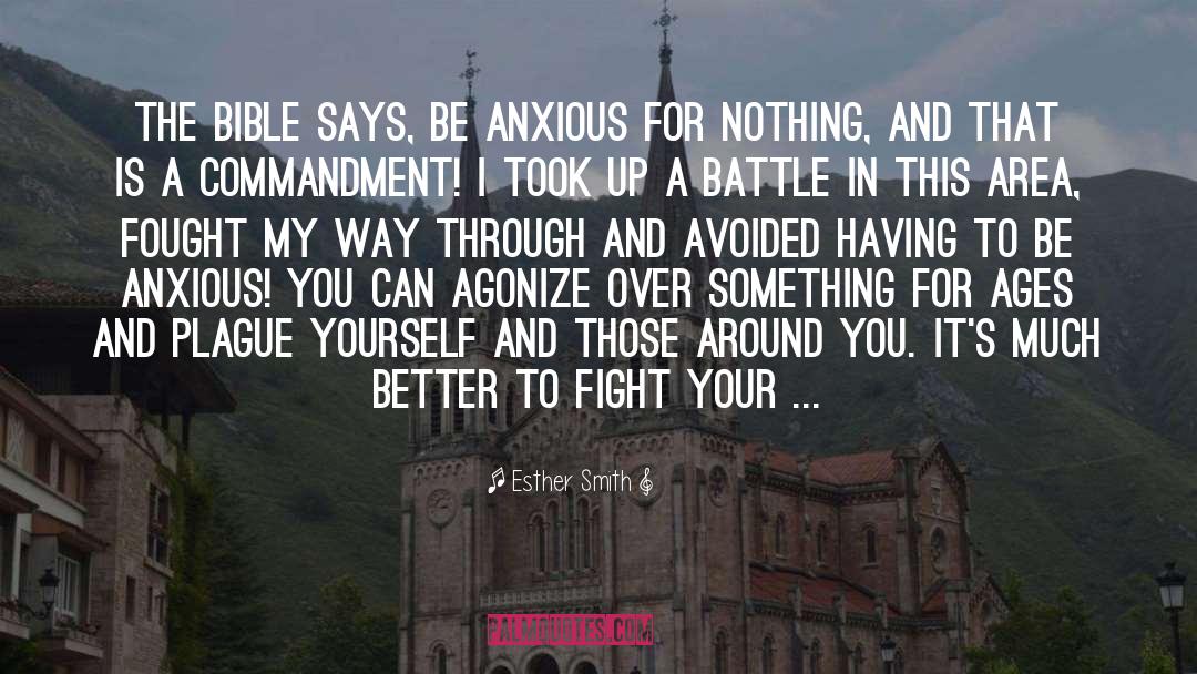 Anxious quotes by Esther Smith