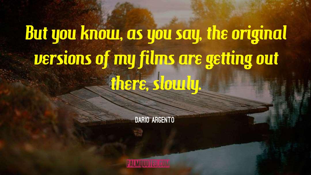 Anybody Out There quotes by Dario Argento