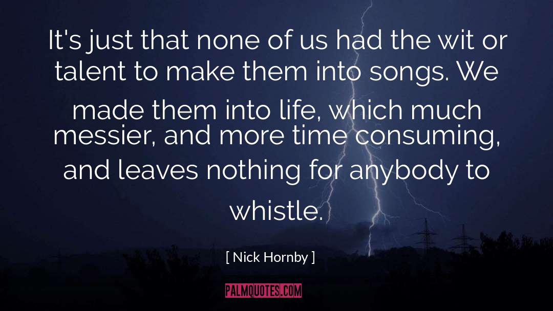 Anybody quotes by Nick Hornby