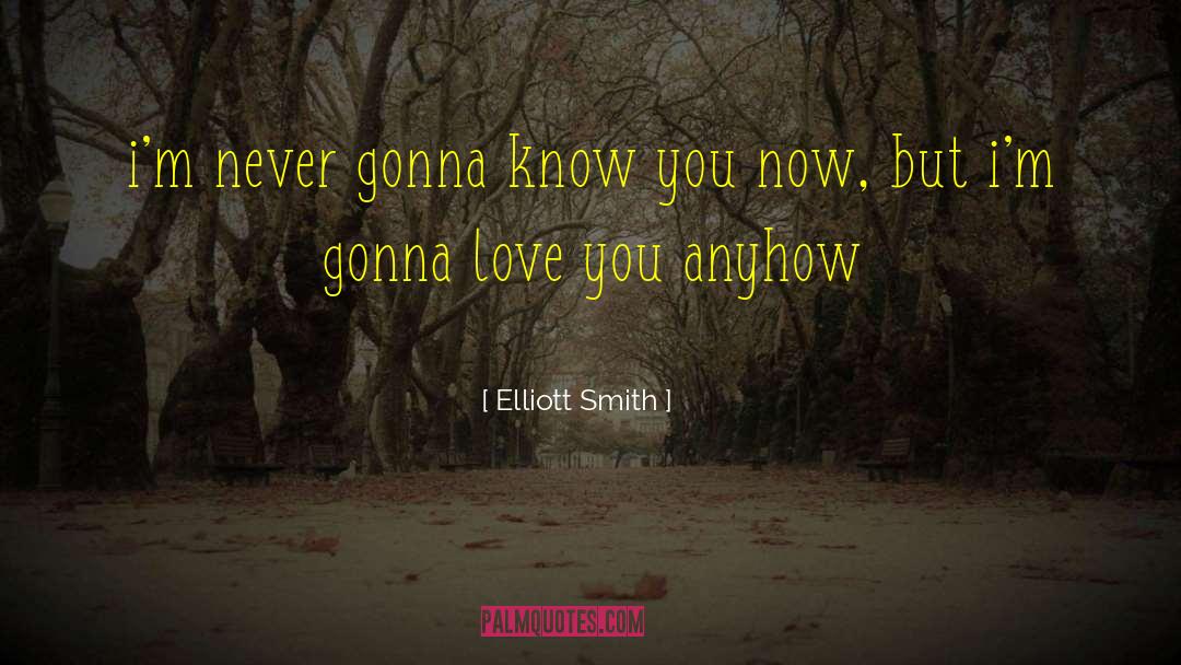 Anyhow quotes by Elliott Smith