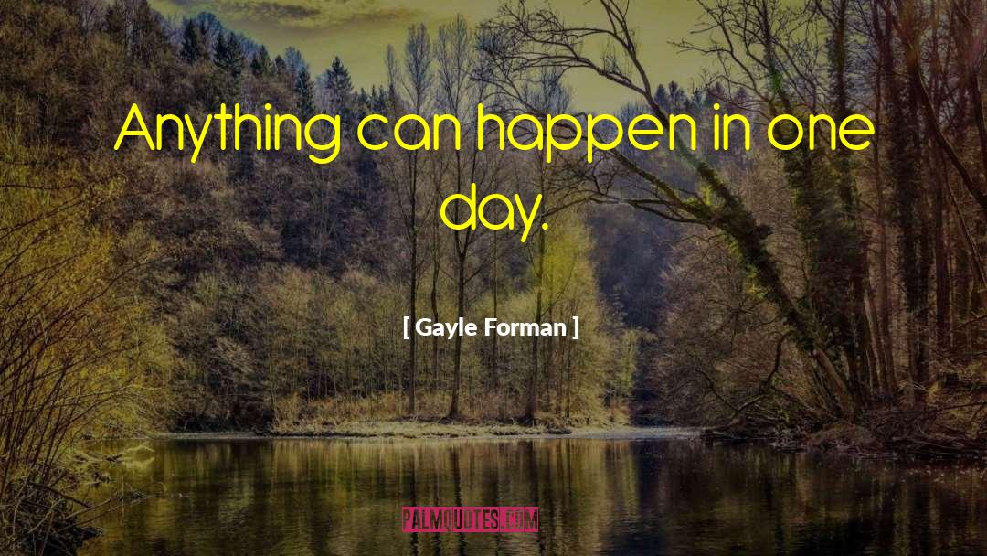 Anything Can Happen quotes by Gayle Forman