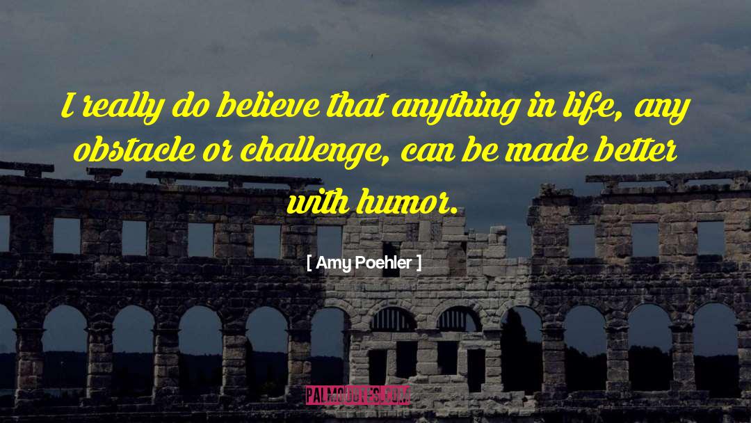 Anything In Life quotes by Amy Poehler