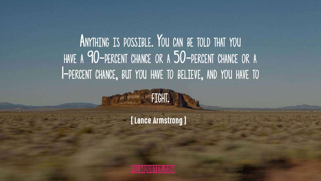 Anything Is Possible quotes by Lance Armstrong