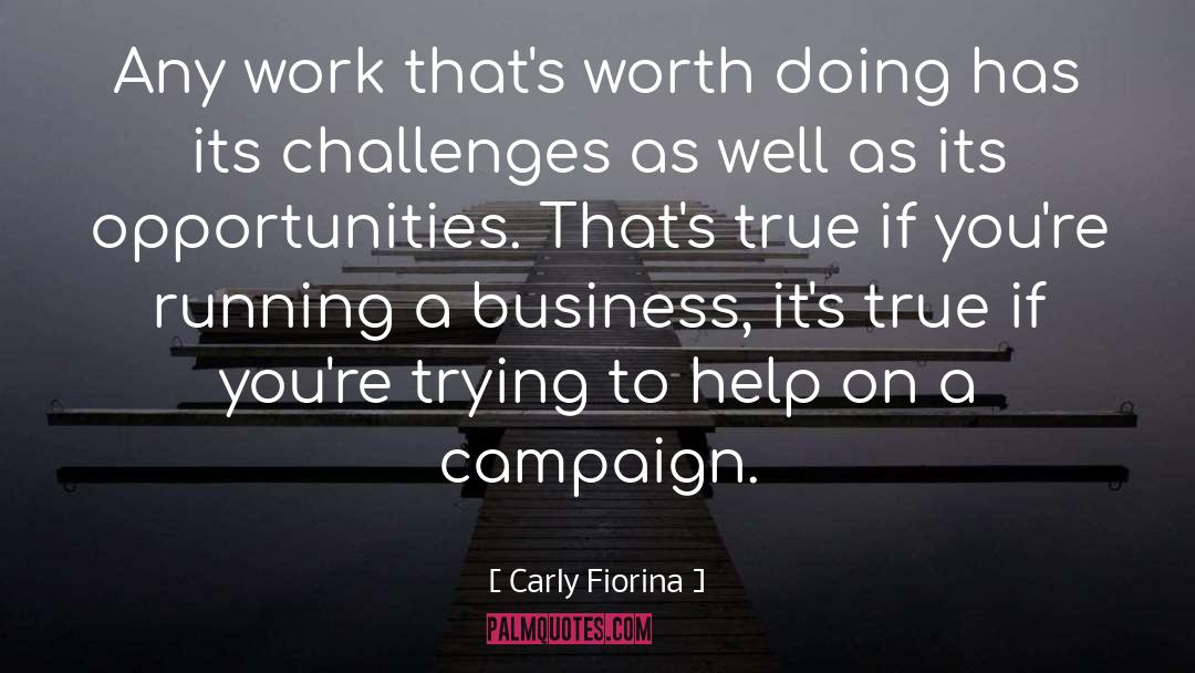 Anything Worth Doing quotes by Carly Fiorina