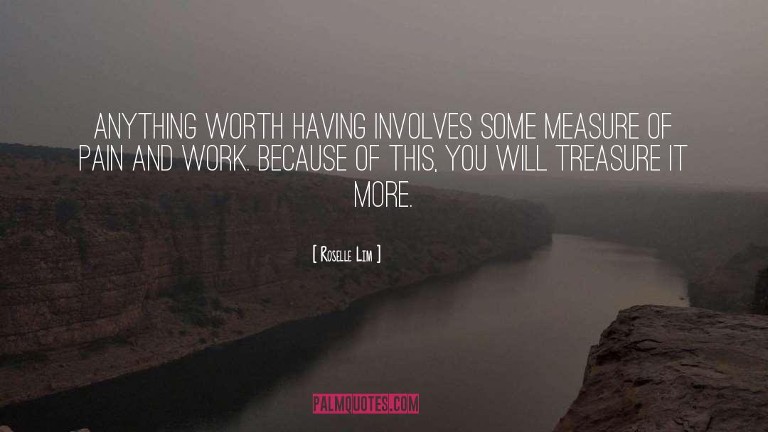 Anything Worth Having quotes by Roselle Lim