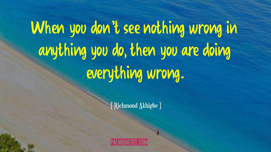 Anything You Do quotes by Richmond Akhigbe