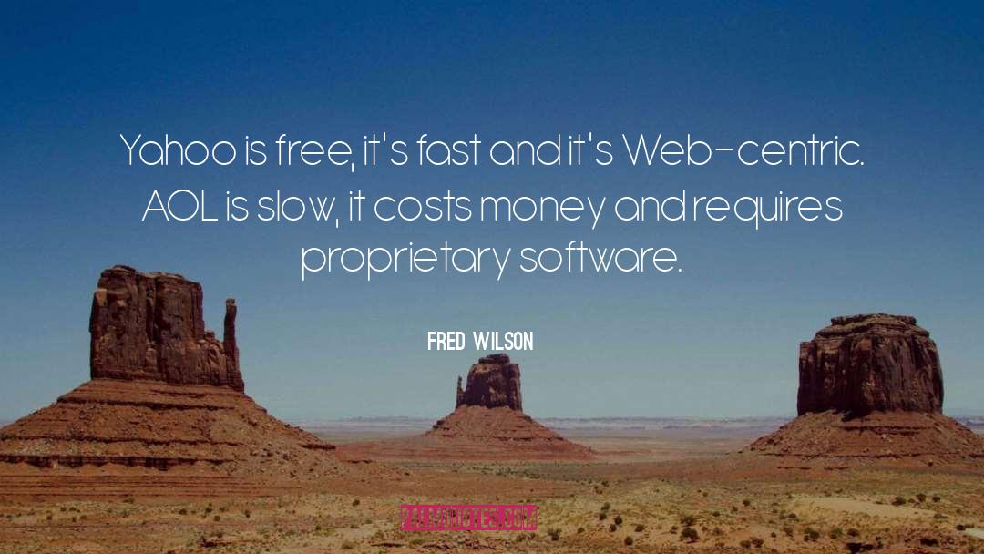 Aol quotes by Fred Wilson