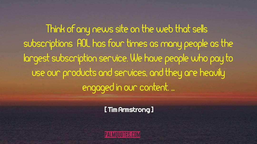 Aol quotes by Tim Armstrong