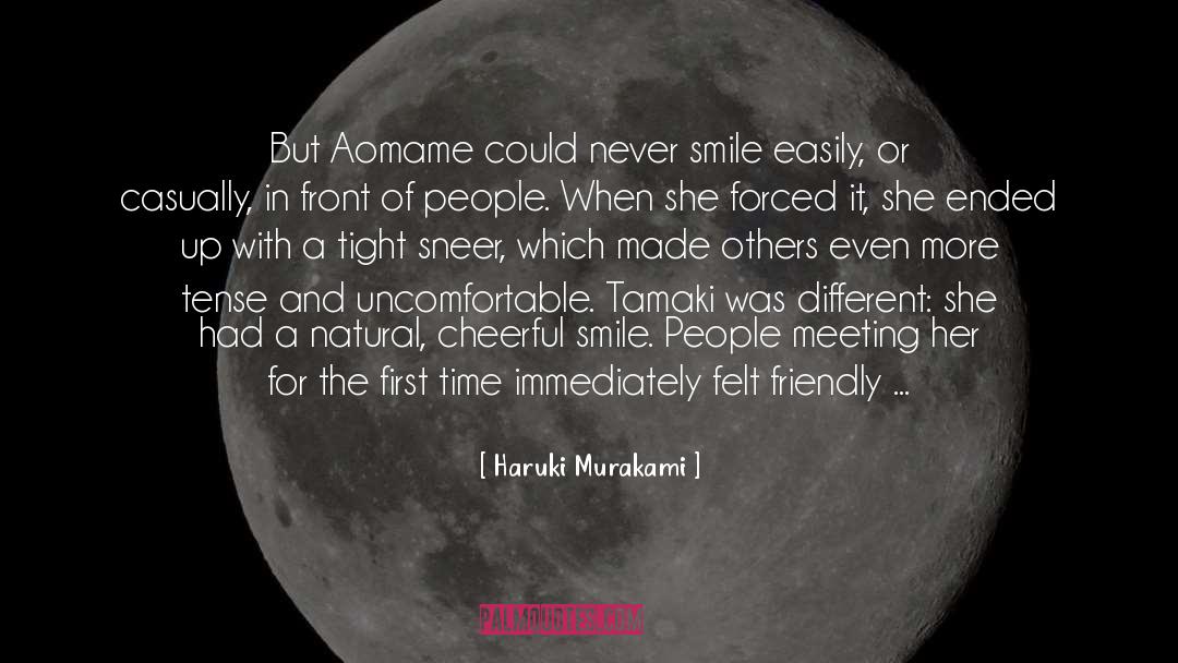 Aomame quotes by Haruki Murakami