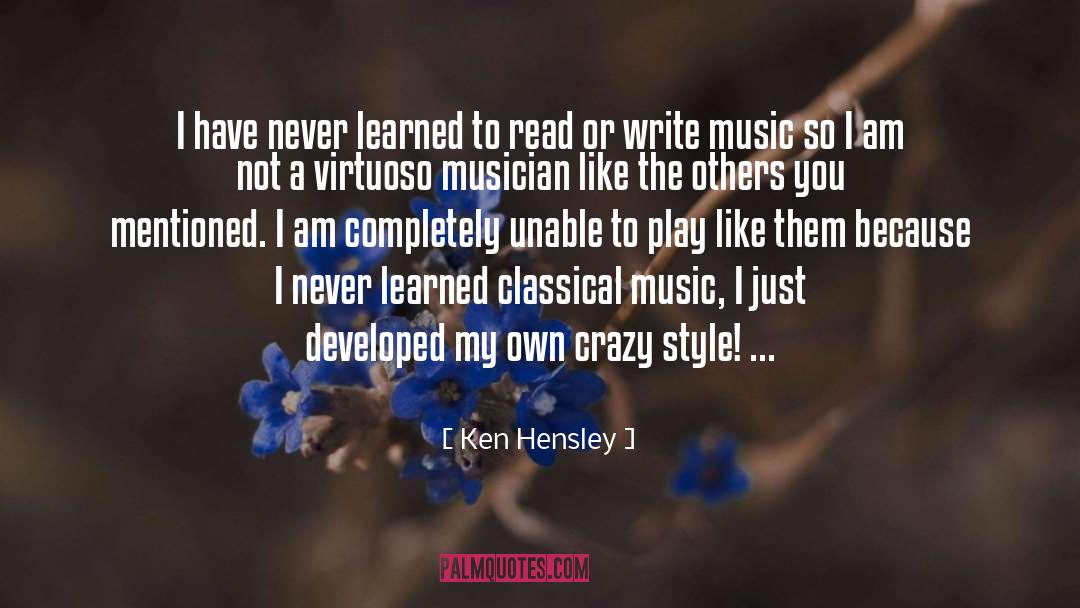 Apa Style quotes by Ken Hensley
