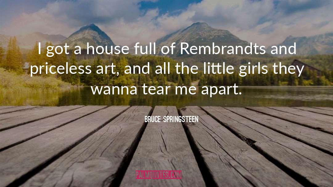 Apart quotes by Bruce Springsteen