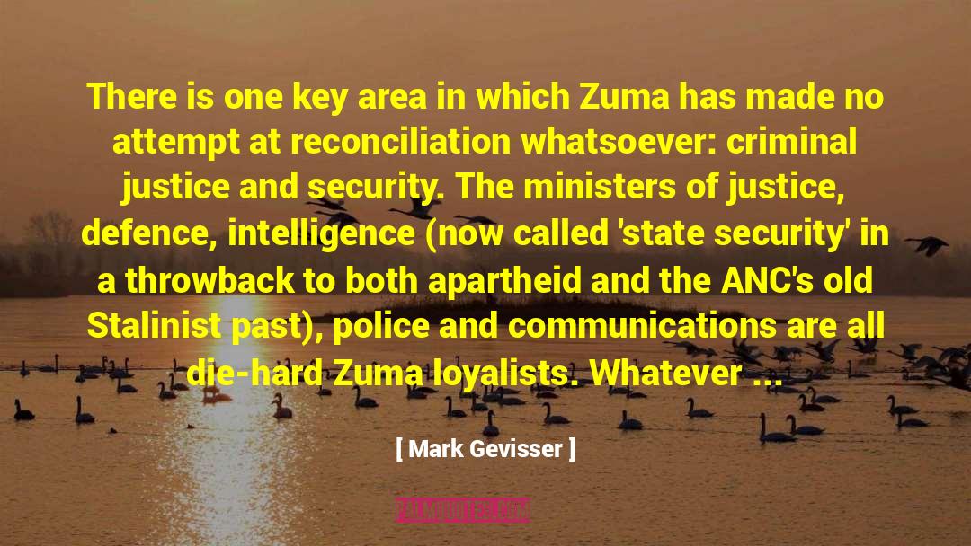 Apartheid quotes by Mark Gevisser