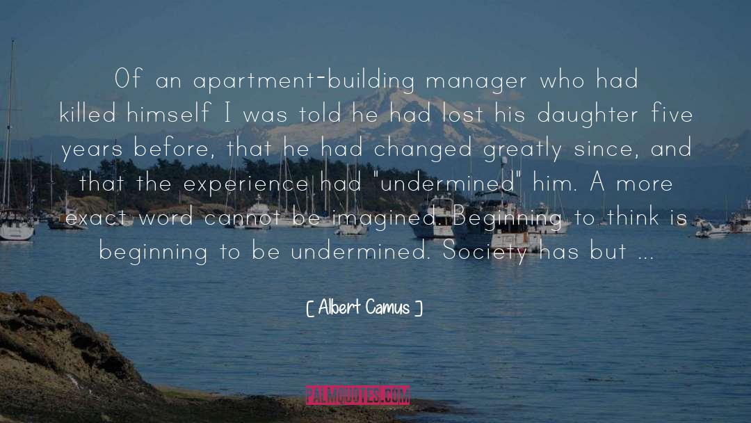 Apartment 2b quotes by Albert Camus