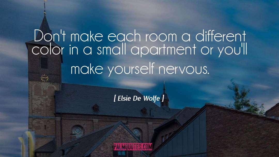 Apartment quotes by Elsie De Wolfe